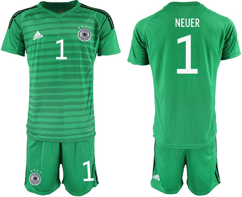 Men 2021 World Cup National Germany green goalkeeper #1 Soccer Jerseys->germany jersey->Soccer Country Jersey